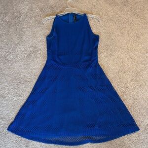 Andrew Marc Royal Blue High Low Dress